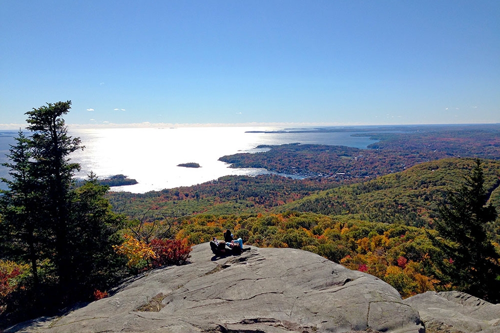 View of Camden Maine From Mount Battie