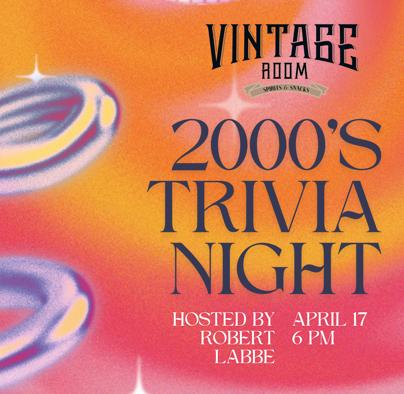 2000s VR trivia night poster Trivia Night square