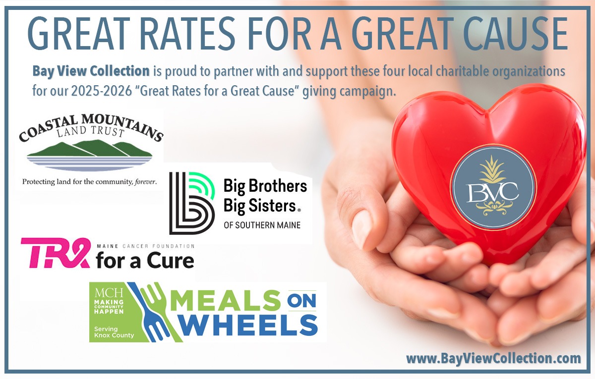 Bay View Collection Partners with Local Charities for the 2025–2026 “Great Rates for a Great Cause” Campaign